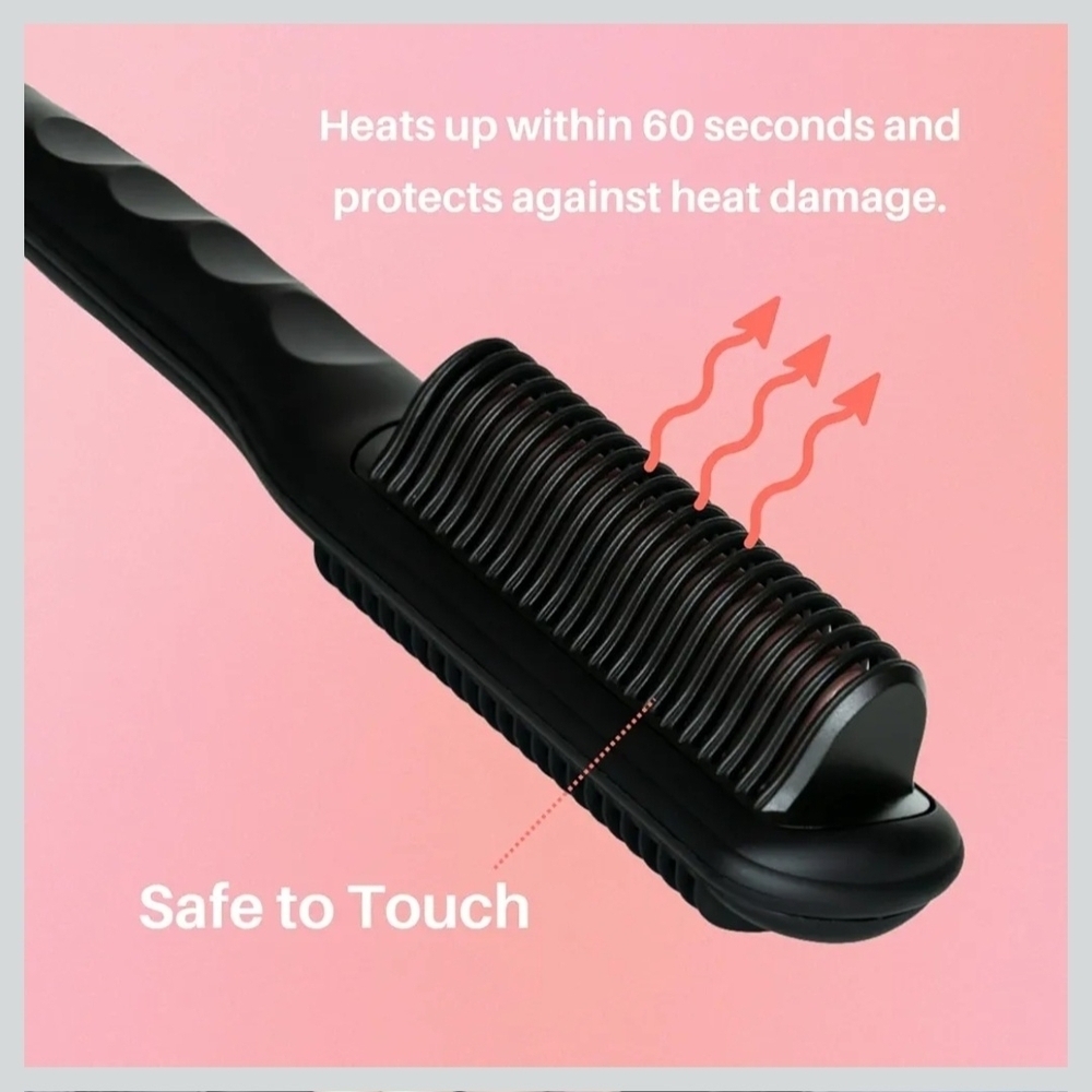 Sleek'e Black Hair Straightening Brush - Picture 6 of 12